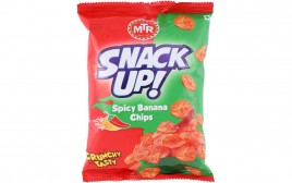 MTR Snack UP! Spicy Banana Chips  Pack  180 grams